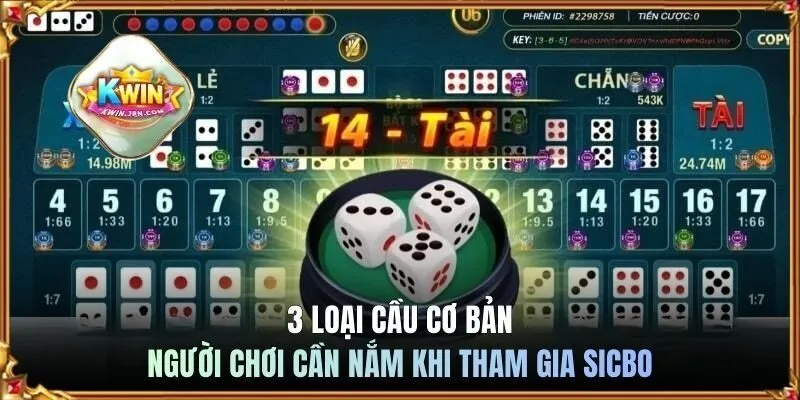 3 loại cầu cơ bản người chơi cần nắm khi tham gia Sicbo